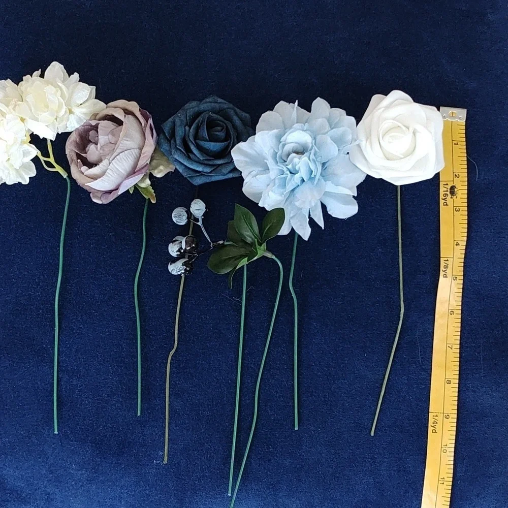 New Elegant Blue and White Floral Arrangement